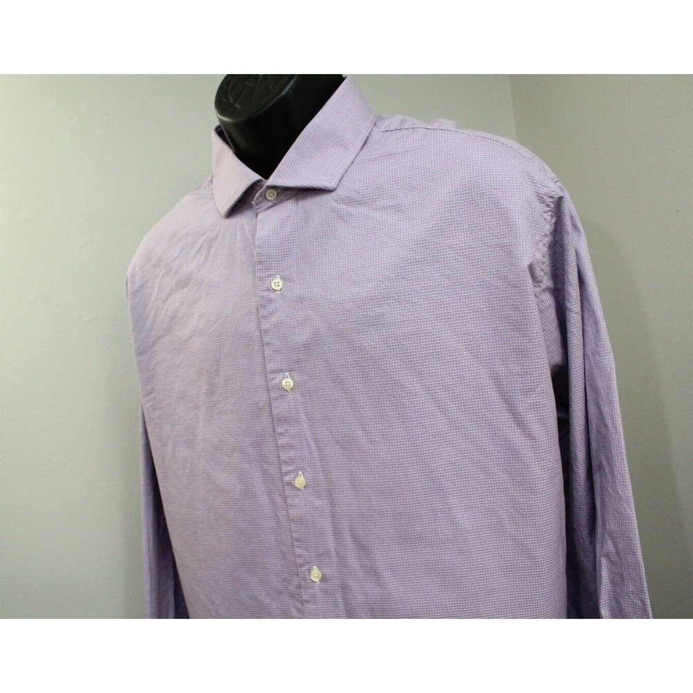 Brooks Brothers Makers Dress Shirt‎ Plaid Long Sleeve USA MADE Mens 18.5-38 XXL